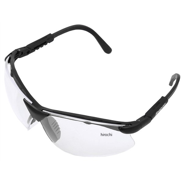 セーフティ グラス ブラックフレーム/クリアレンズ UVカット