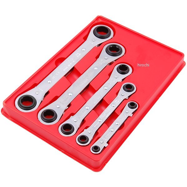 ブルーポイント ラッチーオン 0° オフセット ラチェット レンチ 12角 1/4-5/16インチ