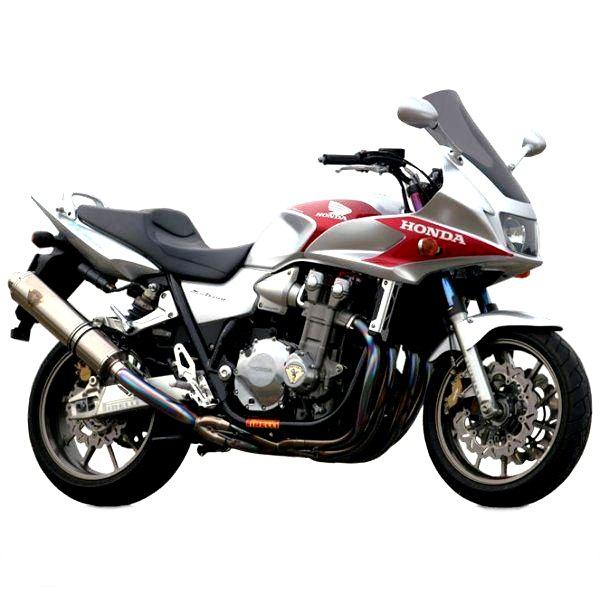 r's gear フルエキゾースト ワイバン用 リペアサイレンサー 03年-07年 CB1300SF、CB1300SB 楕円チタン