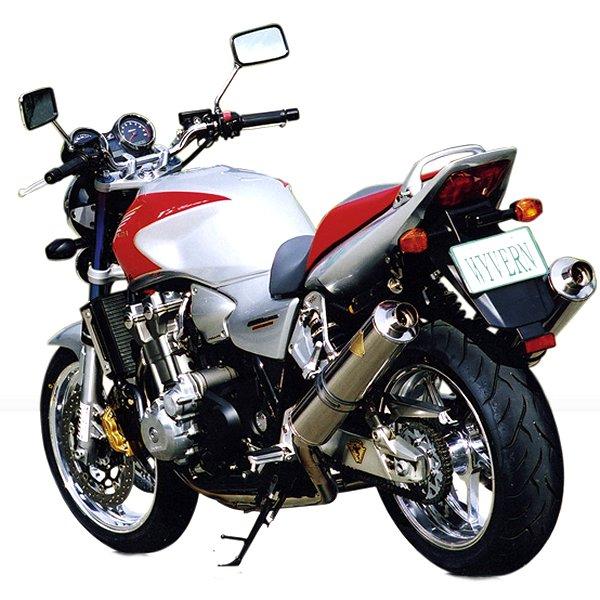 フルエキゾースト ワイバン用 リペアサイレンサー 03年-07年 CB1300SF 楕円チタン (デュアル用 左側)