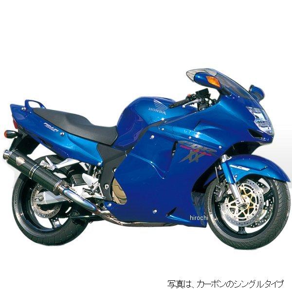 r's gear フルエキゾースト ソニック用 リペアサイレンサー 98年以前 CBR1100XX 真円ドラッグブルー