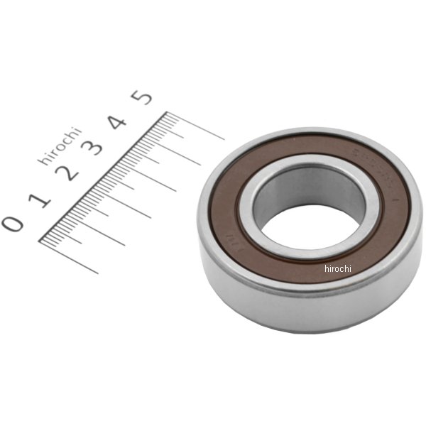 ホイール ベアリング 内径1インチ x 外径2.04インチ x 幅 0.59インチ ABS無し 1個入り