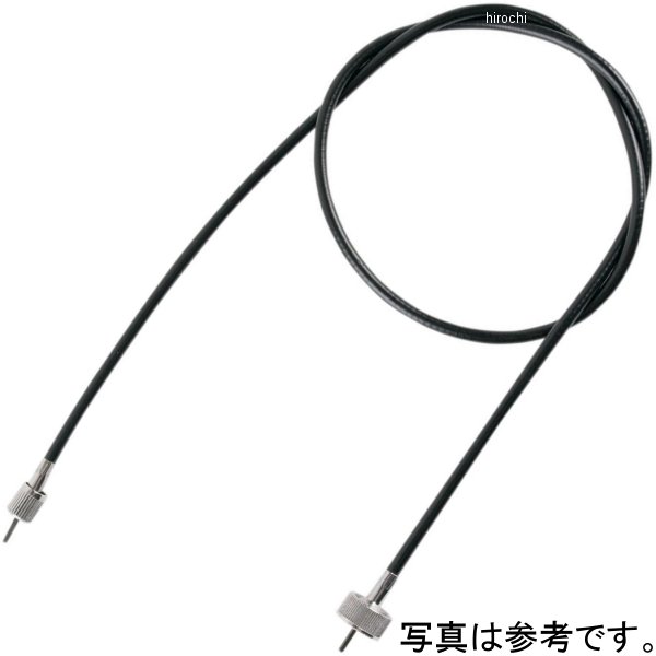 スピードメーター ケーブル 47.5インチ 黒 汎用