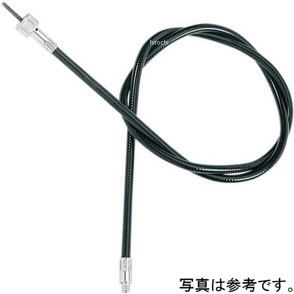 スピードメーター ケーブル 44.5インチ 黒 汎用