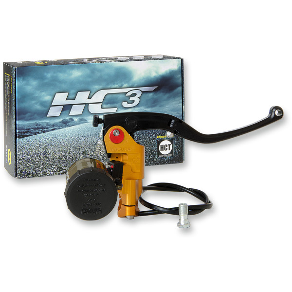 【セール特価】 フロントブレーキ マスターシリンダー ラジアル HC3 17-19mm ゴールド