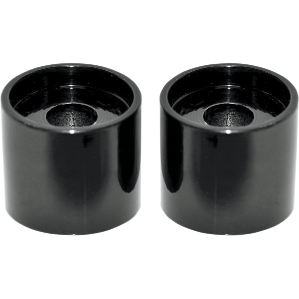 1.5インチバー用 延長ライザー 1インチ(25mm)高 黒(つや有り)