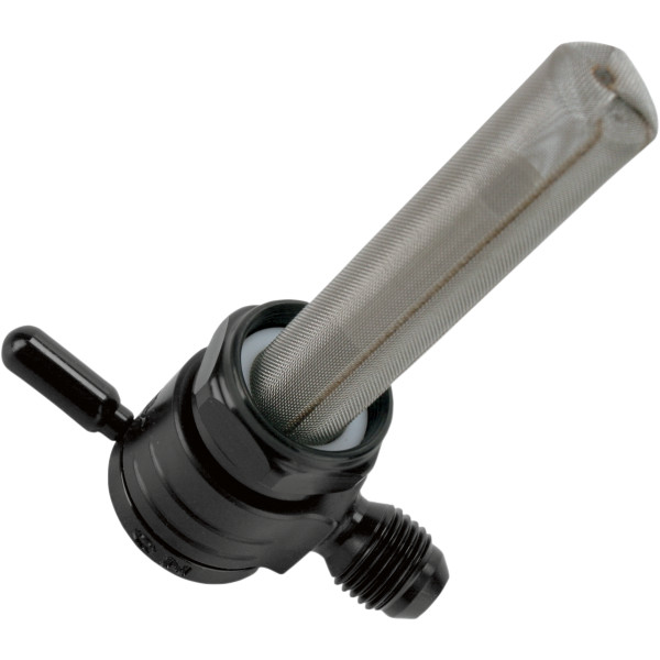 フューエル ペットコック 22mm 6-AN 黒