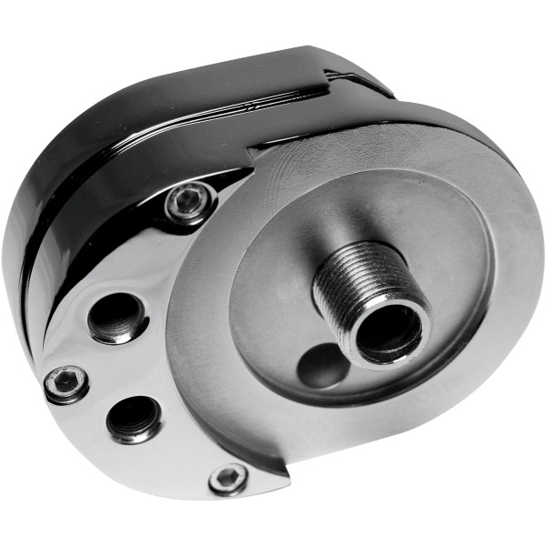 オイルフィルター オフセットマウント クローム