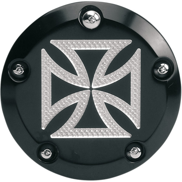 ポイントカバー 99年-17年 Twin Cam マルタクロス 黒