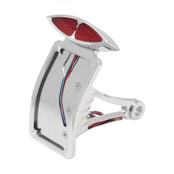 LEDテールライト/プレート付 アクスル取付 デコ/カーブ垂直