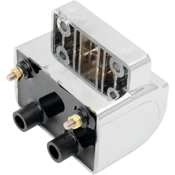 イグニッションコイル 3Ω デュアルファイアー 電子イグニッション クローム