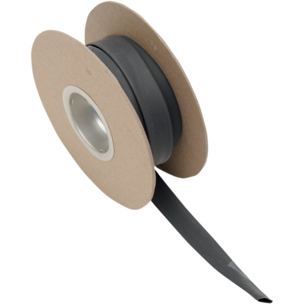 1/2インチ(13mm)収縮チューブ 黒 ロール 25フィート(7.62m)