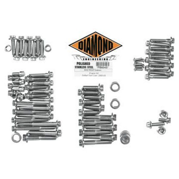 【セール特価】 ボルトキット エンジン回り 00年-06年 ソフテイル 12角