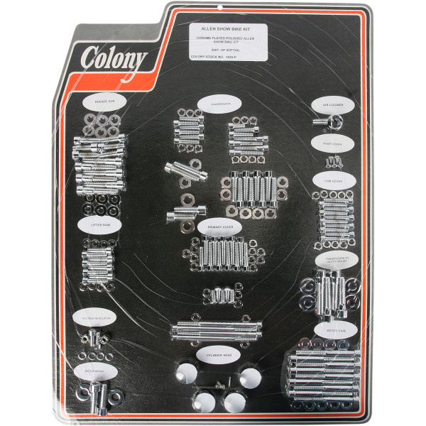 Machine ボルトキットト エンジン全体 07年-17年 FLST アレン