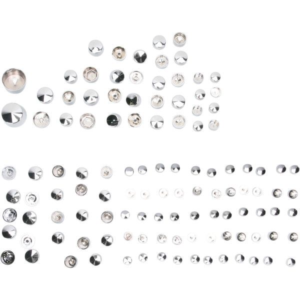 ボルトカバー デラックスキット 09年-10年 FLH クローム