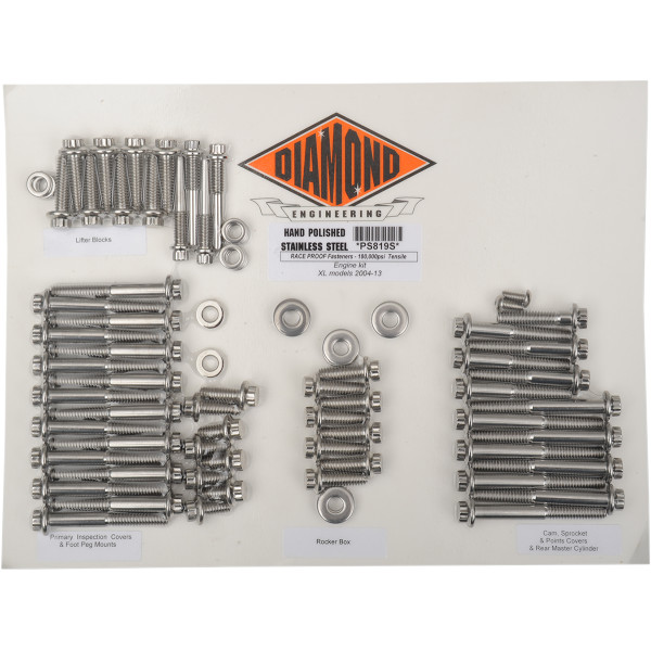 ボルトキット エンジン回り 04年以降 XL 12角