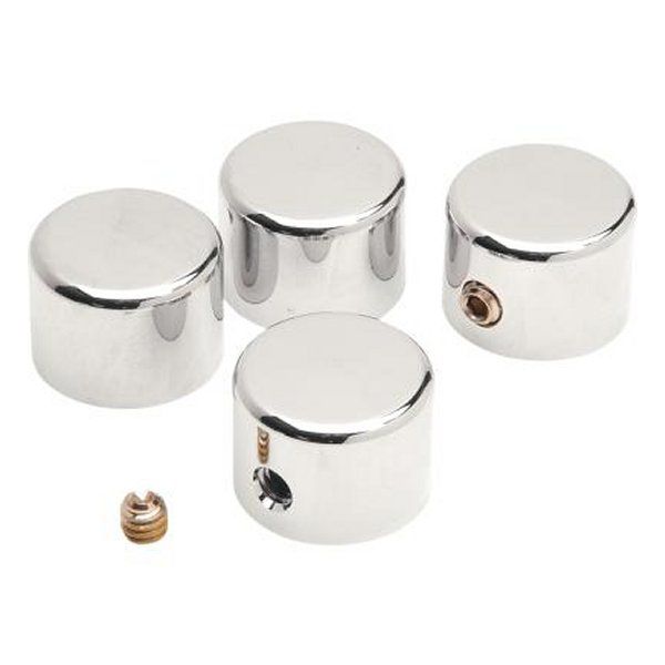 ヘッドボルトカバー 86年以降 Big Twin、XL クローム (4個入り)