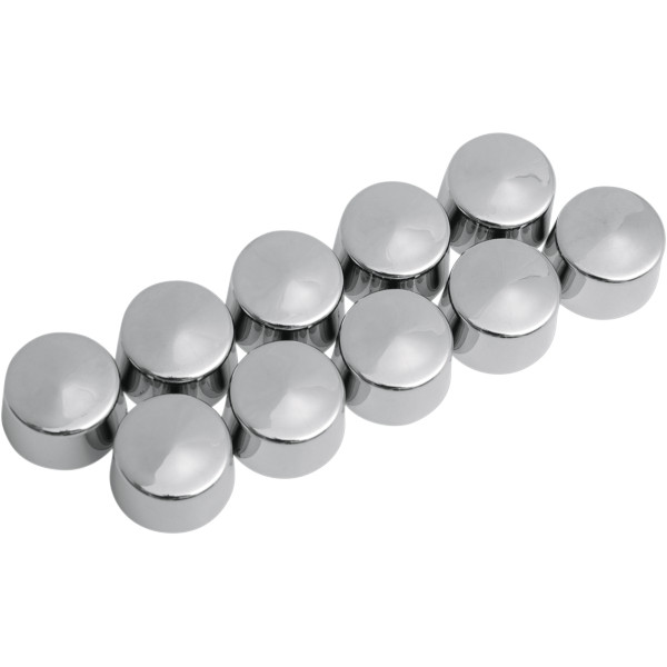 ボルトカバー 6mm フランジ六角ボルト、10mmレンチ用/深さ.42インチ(11mm) (10個入り)