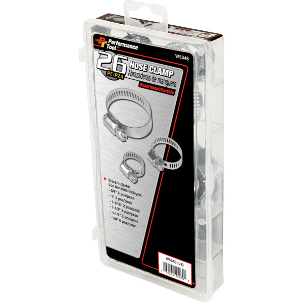 ホースクランプ 詰め合わせセット (26個入り)