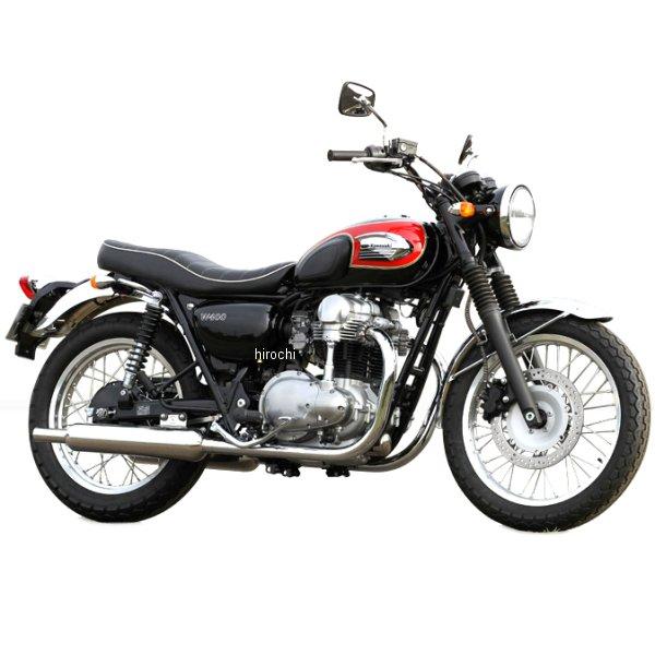 WK1902TT-XL フルエキゾースト ワイバン用 リペアサイレンサー クラシック トラディショナルタイプ W400 ステンレス 左側