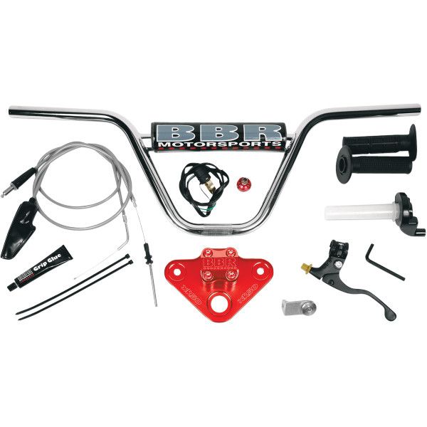 BBRモータースポーツ BBR Motorsports ハンドル回り完璧セット 00年-11年 CRF50F、XR50 赤