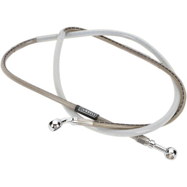 【セール特価】 R  ブレーキホース フロント 90年-93年 KX500、KX250、KX125 ステンレス