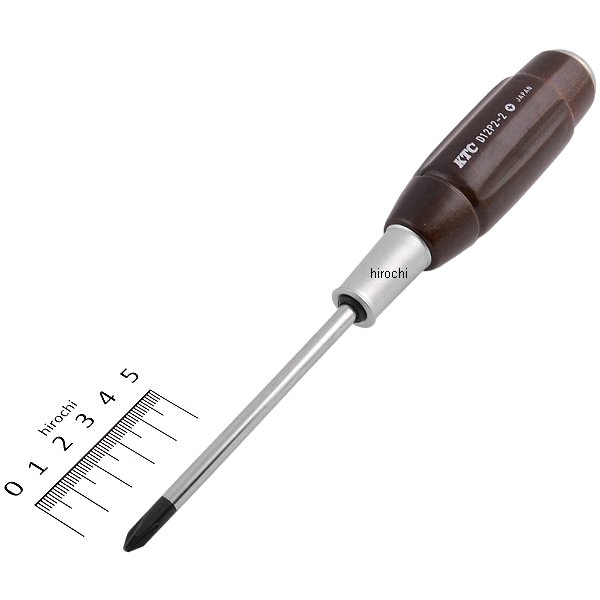 木柄ドライバ クロス貫通タイプ #2プラス