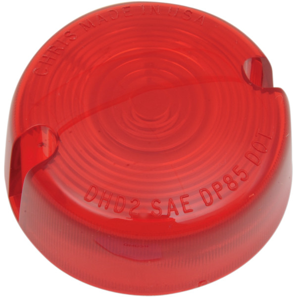 ウインカーレンズ ドーム型 赤 86年-01年 68457-86 (1個売り)