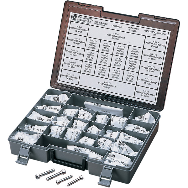 六角穴付きボルト 詰め合わせセット クローム/ローレット