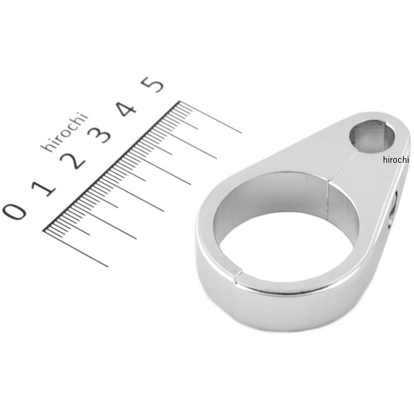 クラッチケーブル クランプ 1.25インチ(32mm) クローム