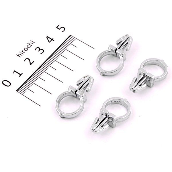 ハンドルバー ワイヤー クリップ クローム 1/2インチ 70345-84