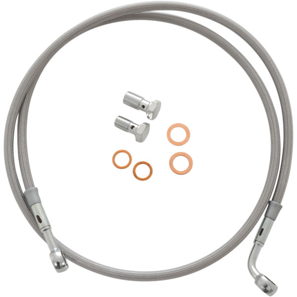 フロント ブレーキライン 87年-14年 ソフテイル +2インチ(51mm)