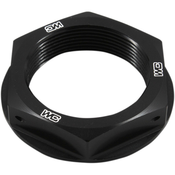 ステアリング ステムナット 01年以降 CRF、CR アルミ 黒