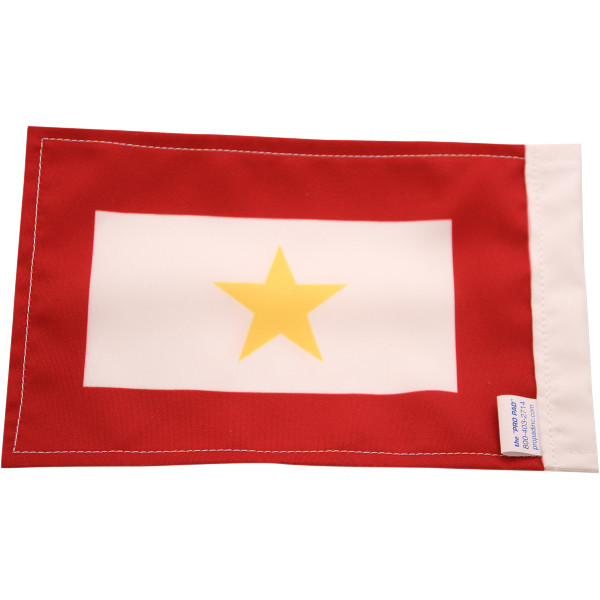 旗 ゴールドスター 6インチ(152mm)x9インチ(229mm)