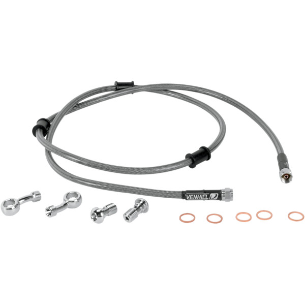 ブレーキホース フロント 08年-09年 KLR650 ステンレス