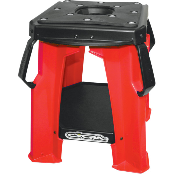 モトスタンド オイル穴有 プラスチック 赤