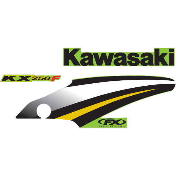 デカール シュラウド 03年-07年 KX250、KX125