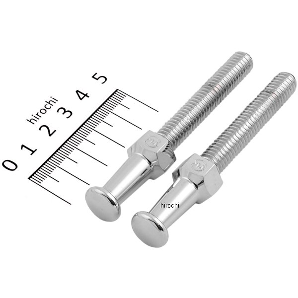 荷掛けボルト フェンダーレール用 03年-17年 ソフテイル クローム (左右ペア) 30mmロング