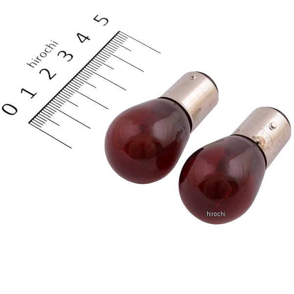 口金ダブル球 12V18/5W ストップ/テール球 (レッド) (2個入り)