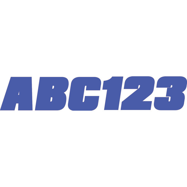 ステッカー 76mm 青 (146枚入り)