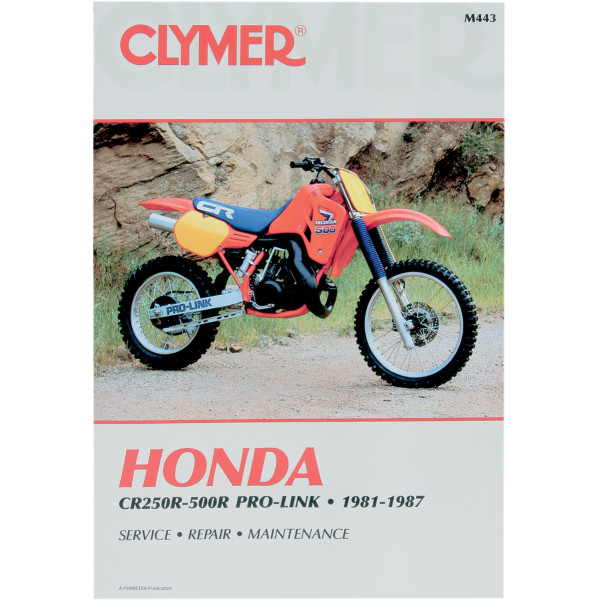 【セール特価】 マニュアル 整備書 81年-87年 ホンダ CR250R-500R