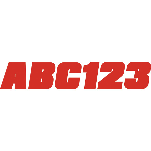 ステッカー 76mm 赤 (146枚入り)