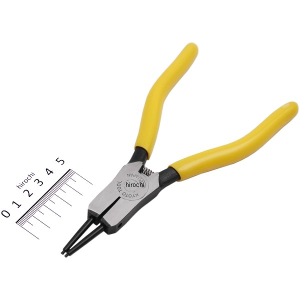 直型スナップリングプライヤ軸用 クロー径Φ2