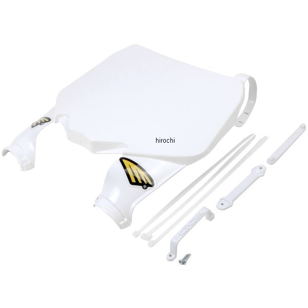 スタジアムナンバープレート 13年-15年 CRF250R、CR450R 白