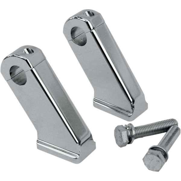 ハンドルバー ライザー DT プルバック クローム