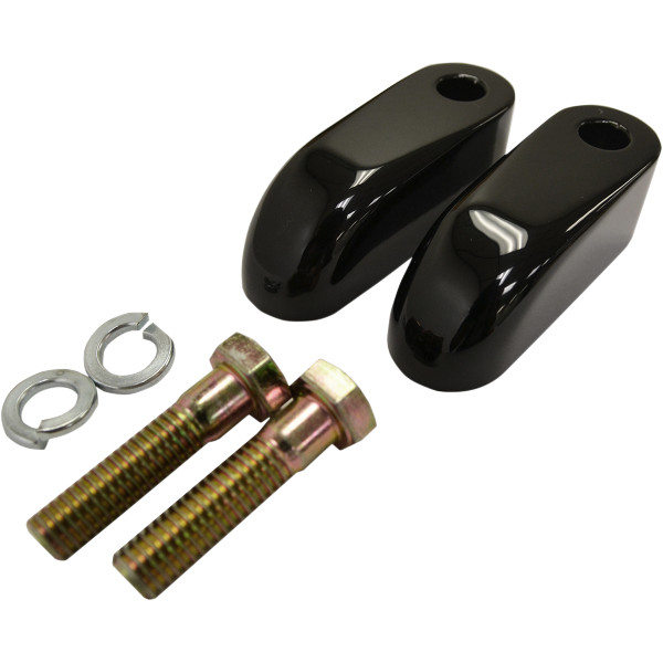 2インチ(51mm) 延長 プルバックライザー 黒