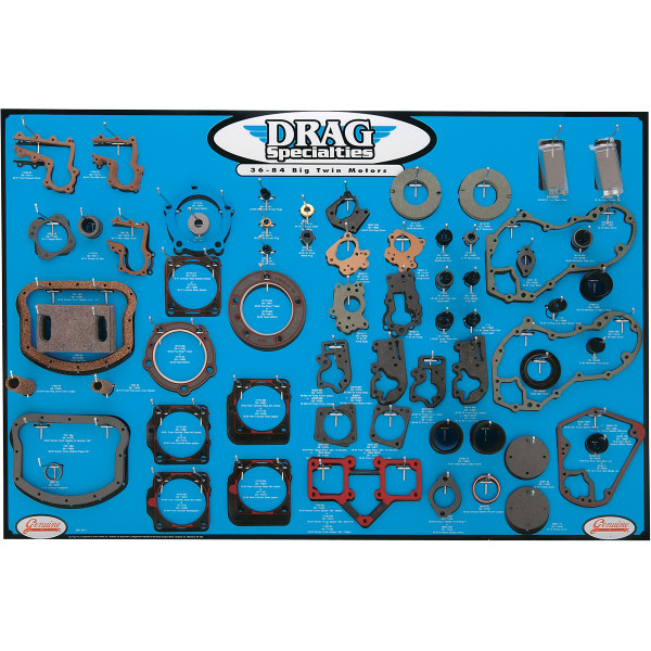 ガスケット ディスプレイ ボード 36年-84年 Big Twin