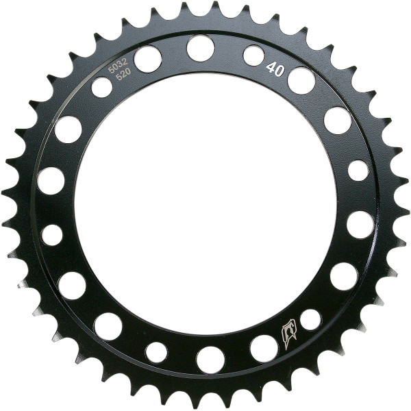 リア スプロケット 40T/520 00年-11年 CBR1000RR、RVT1000R、CBR600RR スチール 黒