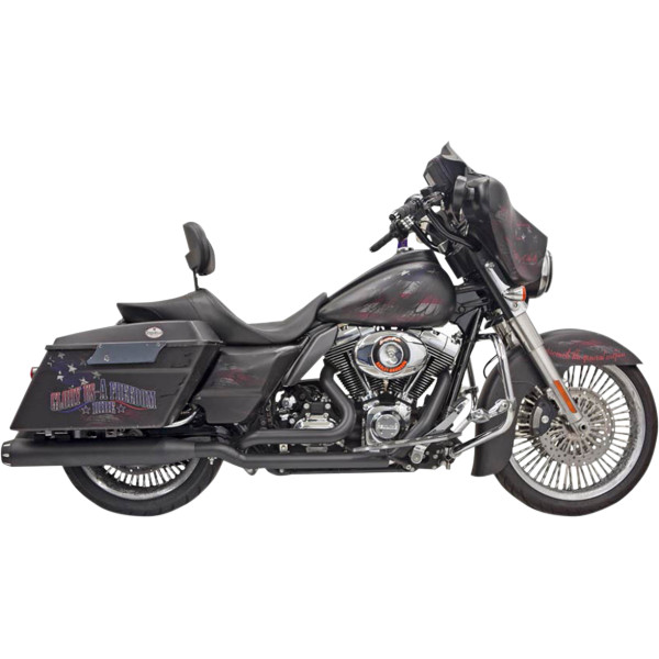 ヘッダーパイプ ダウンアンダー 09年-16年 FLH 黒