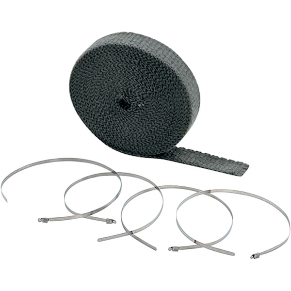 マフラー用ラップ 1インチx50フィート 黒